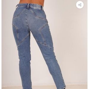 Revice Venus Crop Lightyear wash star jeans